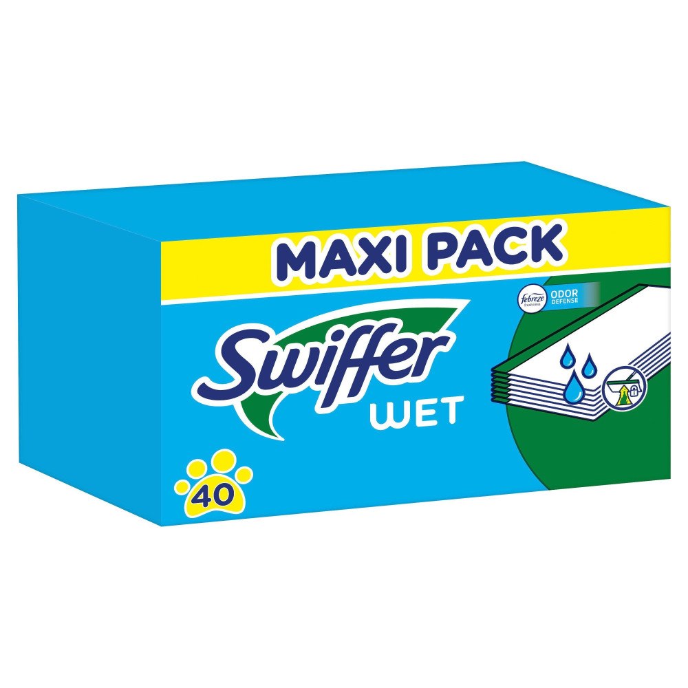 Swiffer Fuktiga rengöringsdukar för golv 40st Husdjur