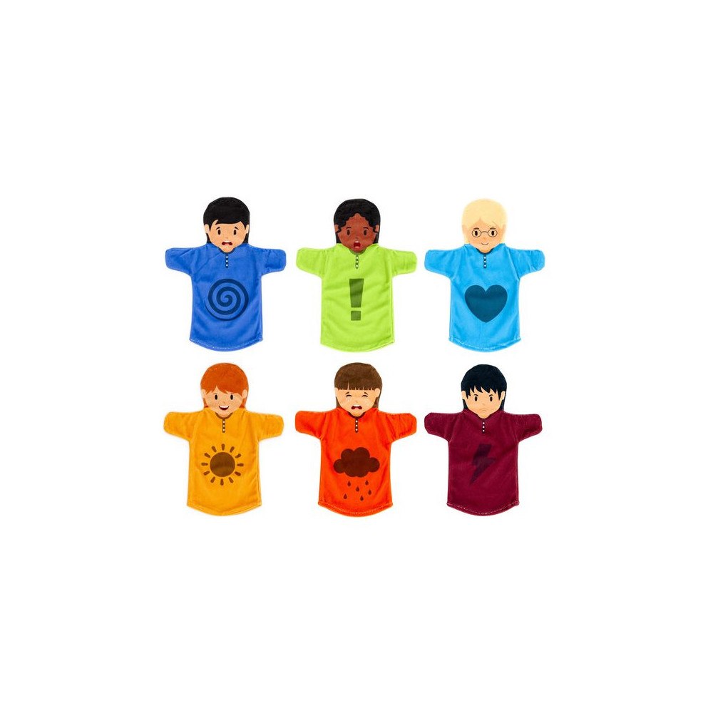 ACHOKA Handdockor känslor 6/fp