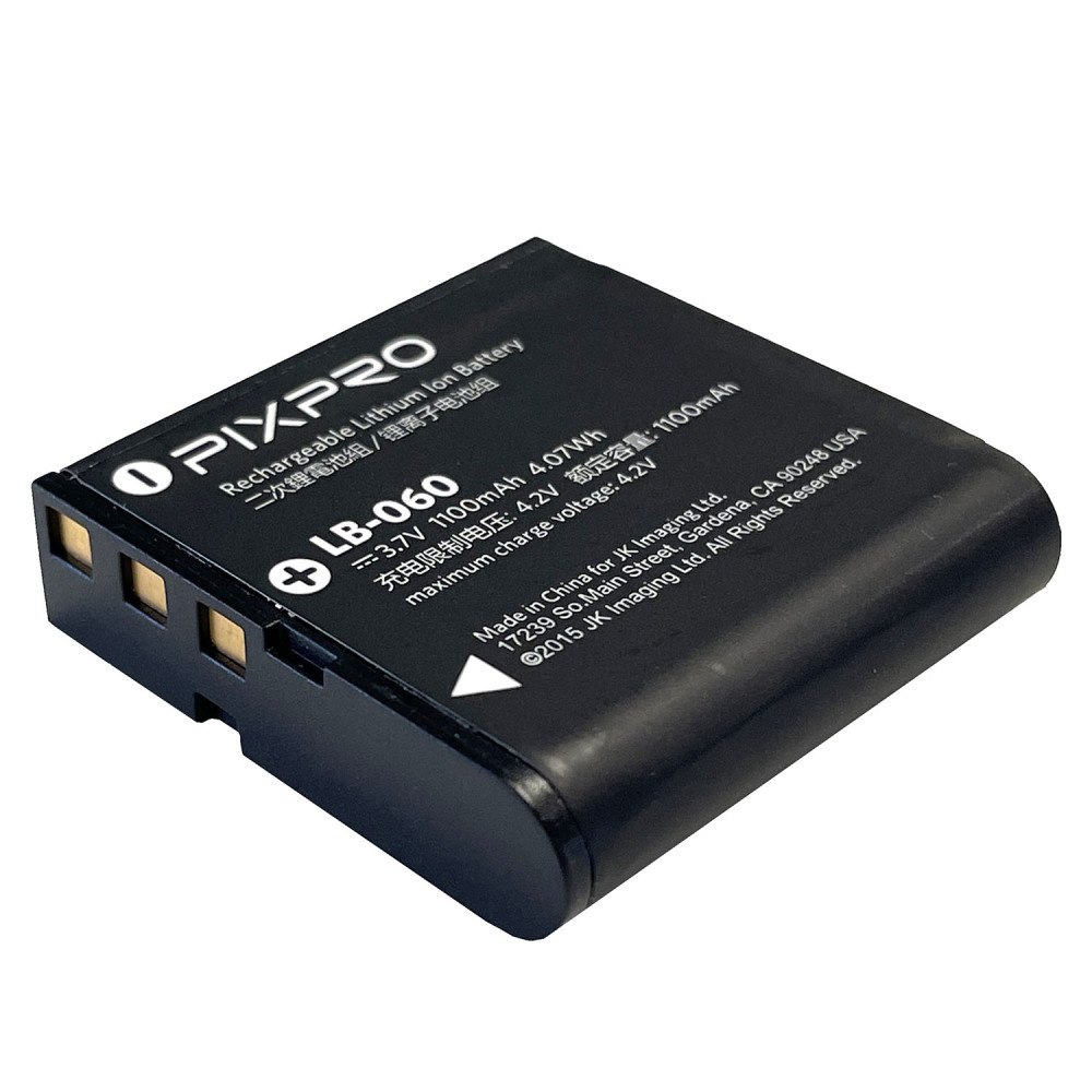 KODAK Battery Pixpro AZ421/422 425/527/528 LB-060 3.7/1100mAH