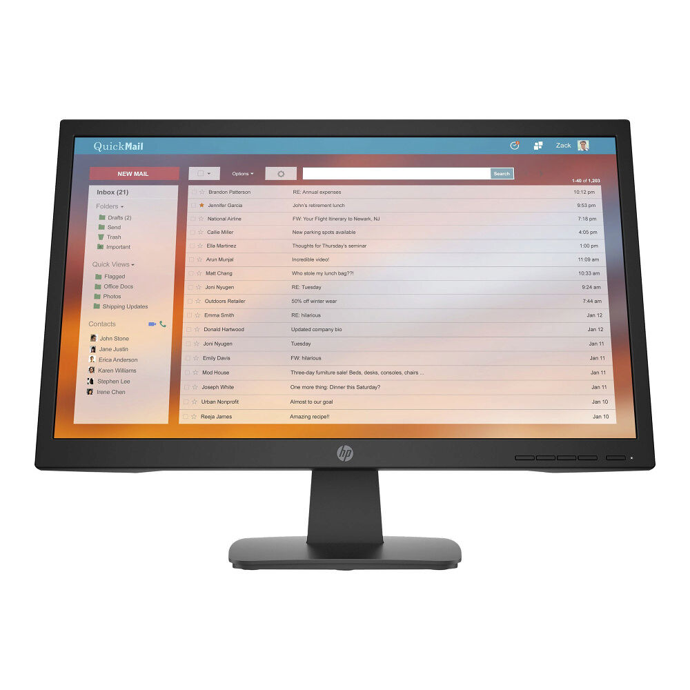 Hewlett-Packard HP P22v G4 - P-Series - LED-skärm - Full HD (1080p) - 22"