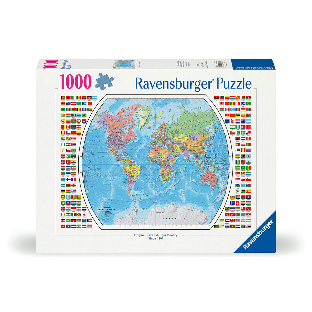 Ravensburger Ravensburger - Puzzle Political World Map 1000p (12000664)