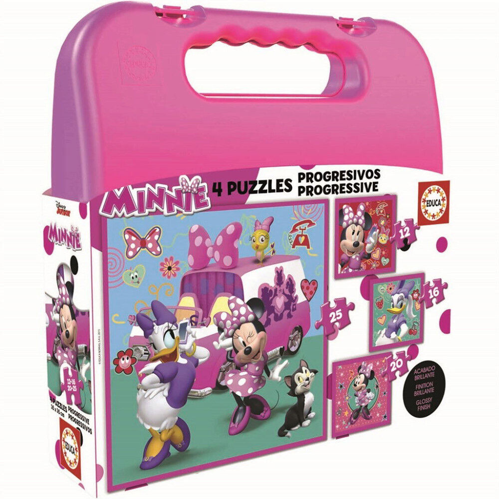 EDUCA Educa - Puzzle - 12-16-20-25 Minnie Happy Helpers (80-17638)