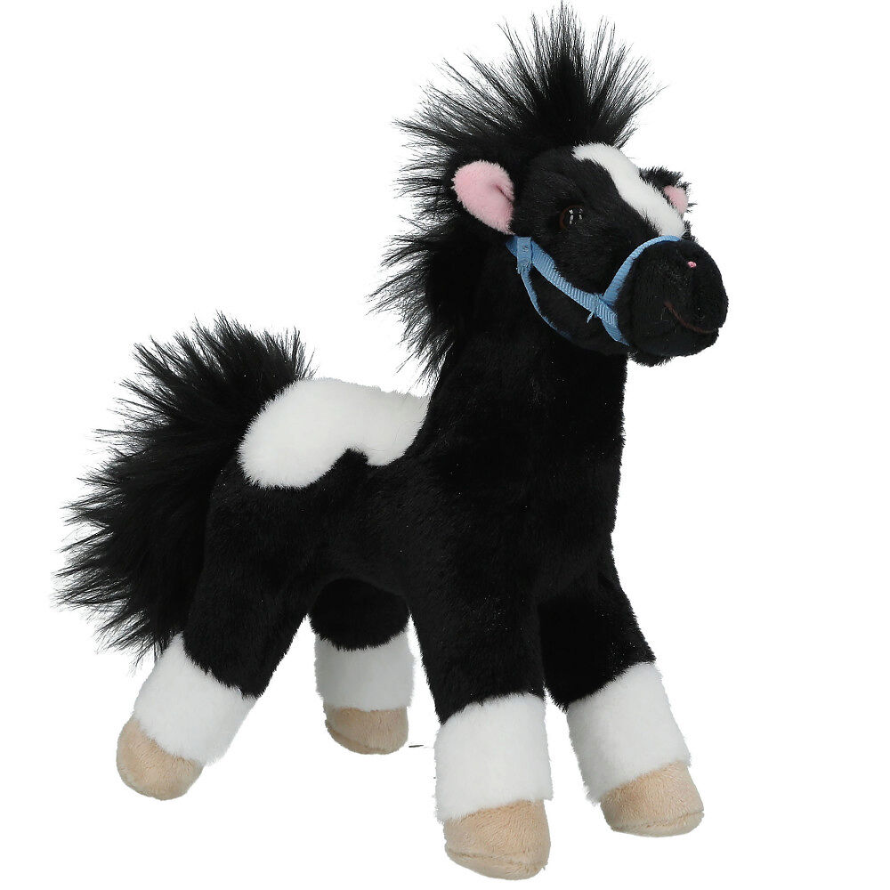 Miss Melody Miss Melody - Plush Horse Black White 18cm - (0413479)
