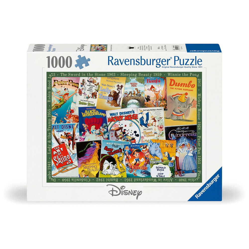 Ravensburger Ravensburger - Puzzle - Disney Vintage Movie Post.1000p (12000689)