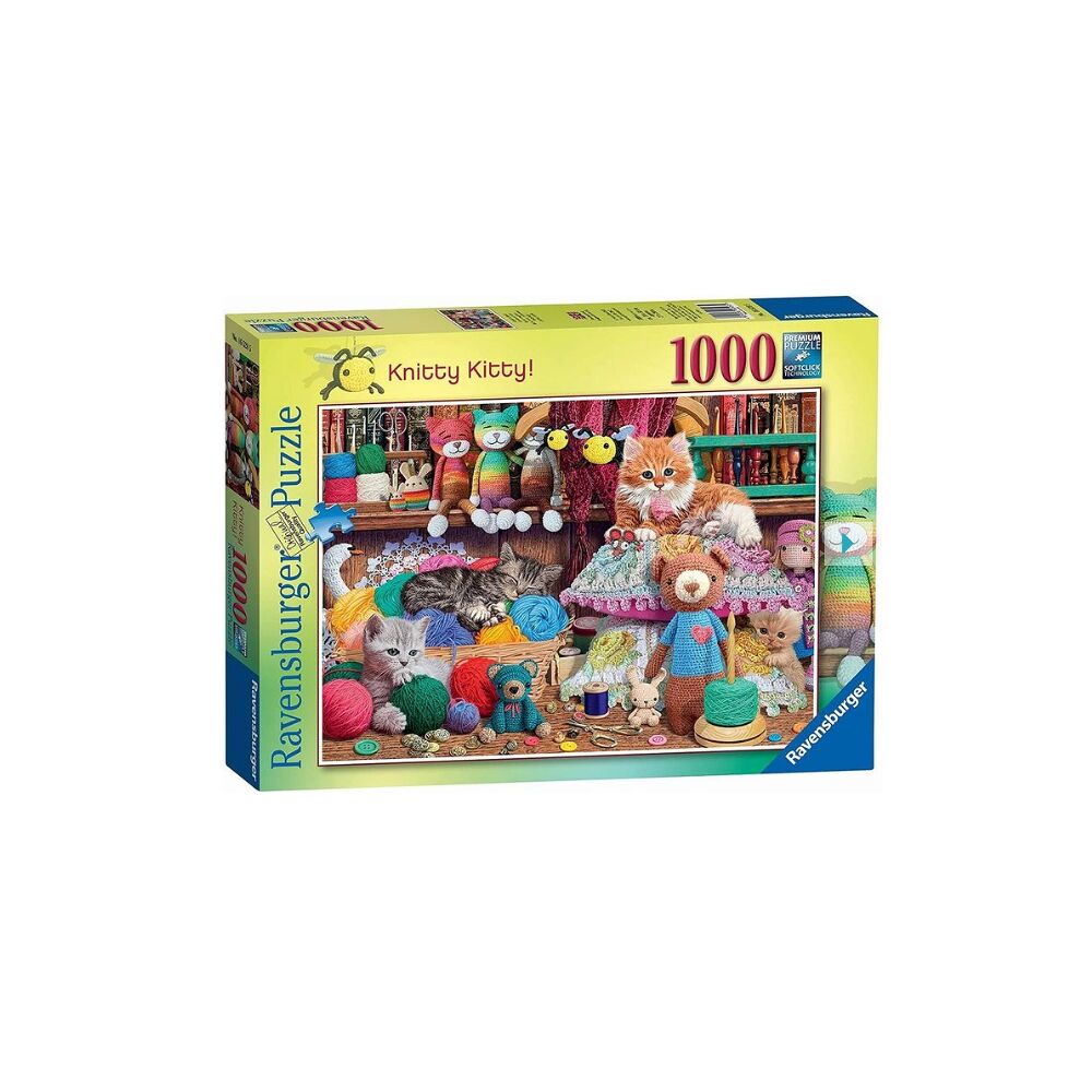 Ravensburger Ravensburger - Puzzle - Knitty Kitty 1000p (12000102)