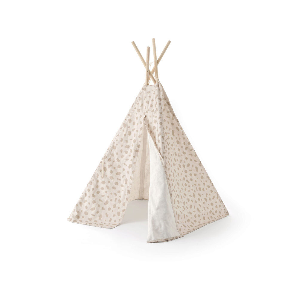 Kids Concept Kid Made Modern - Tipi tent dot - Hvid - 100x95x140 cm