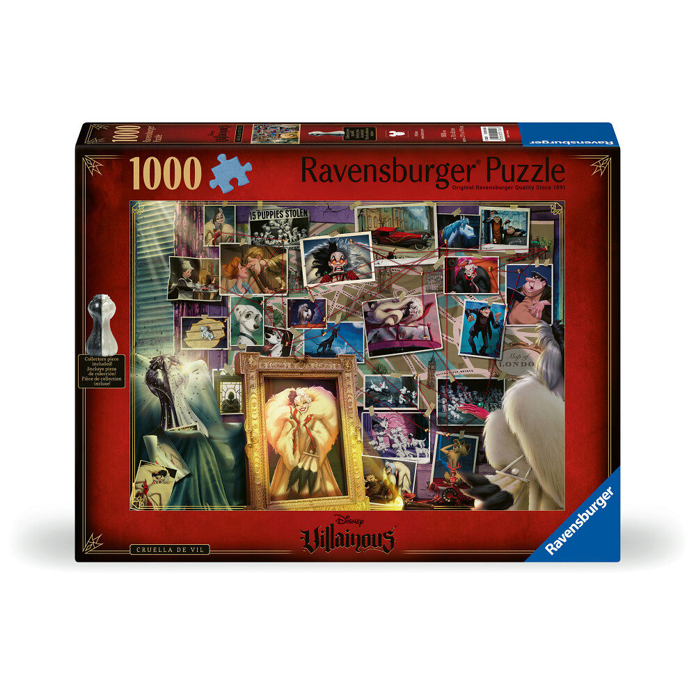 Ravensburger Ravensburger - Puzzle Villainous Cruella de Vil 1000p (12001124)