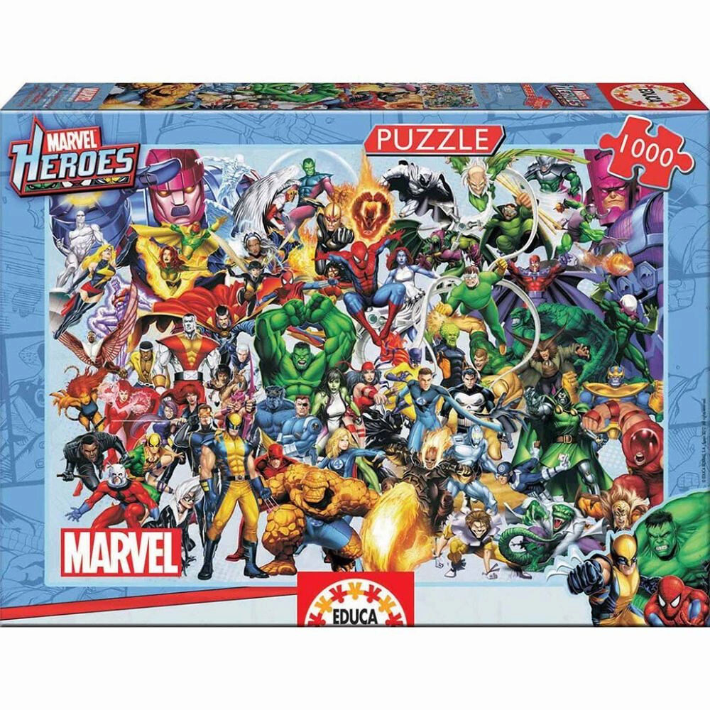 EDUCA Educa - 1000 Marvel Heroes Puzzles (80-15193)