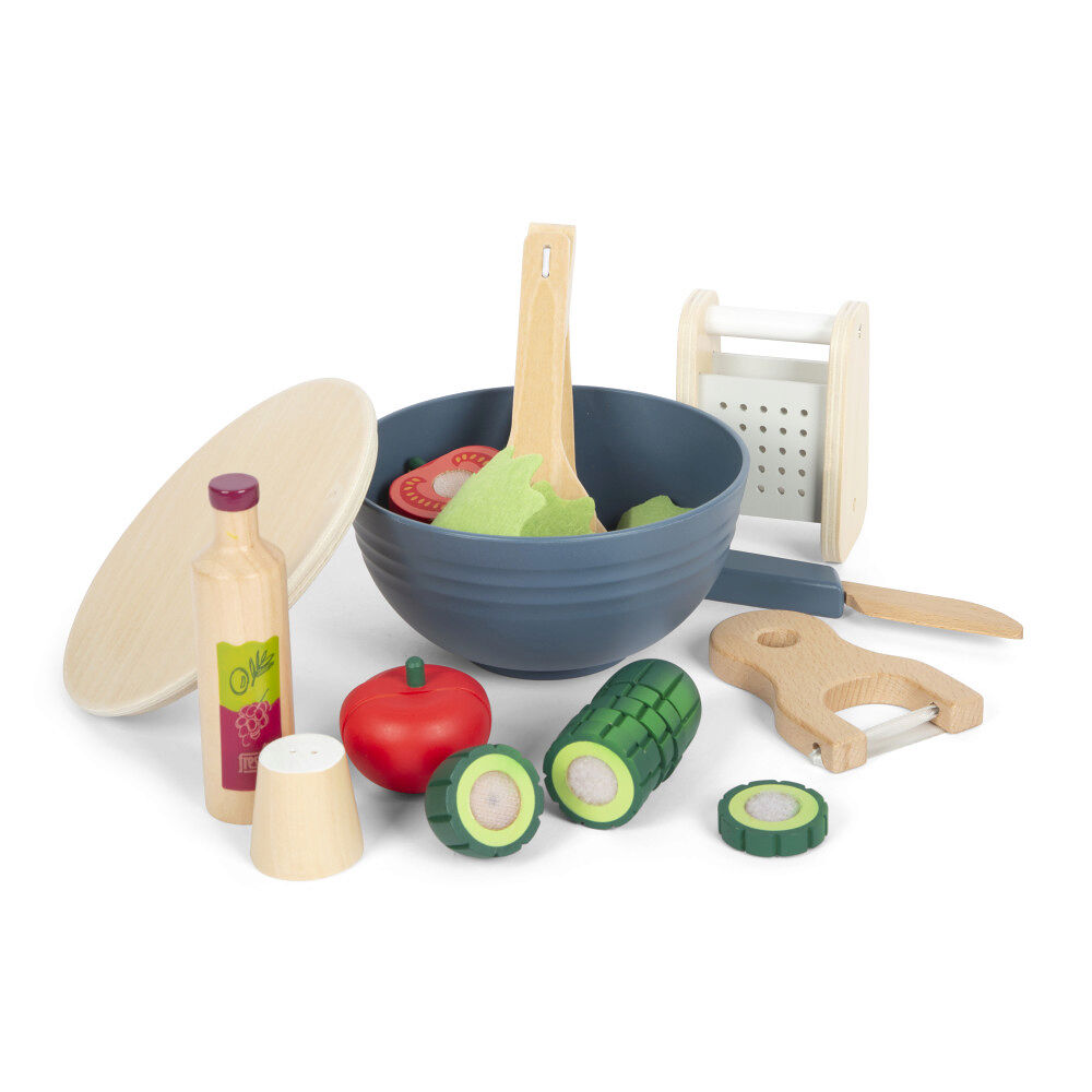 Small Foot Small Foot - Cutting set with salad fresh - (I-SF12612)