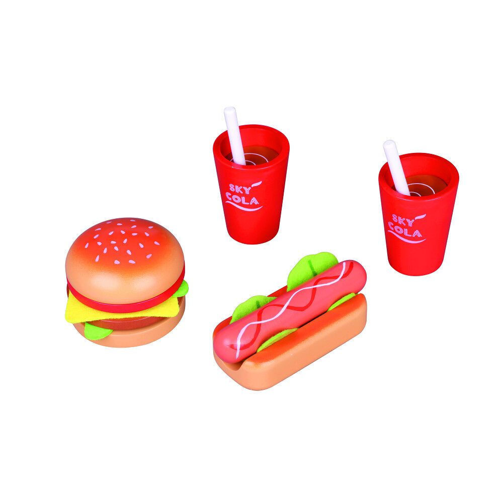 Small Wood Small Wood - Lunch for Two – Hamburger and Hot Dog Set Menu (L40152)