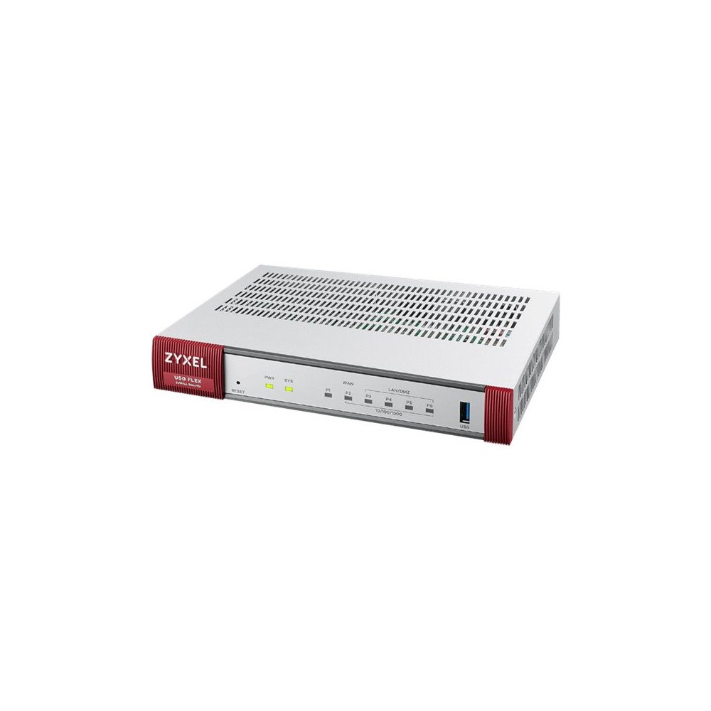 ZyXEL Zyxel USG Flex H Series 100 - firewall - med 1-års tjänster med säkerhetslicens