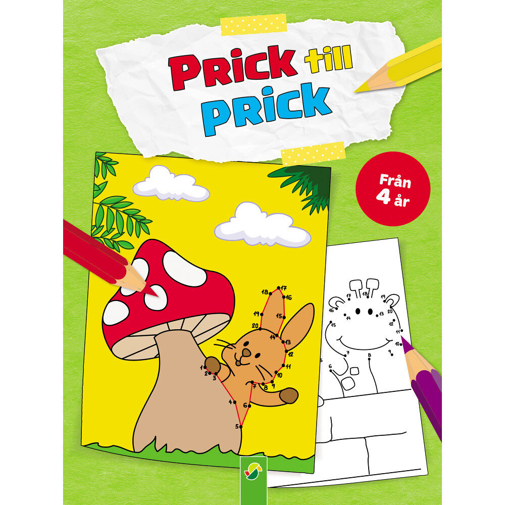 Stevali Prick till prick - målarbok (häftad)