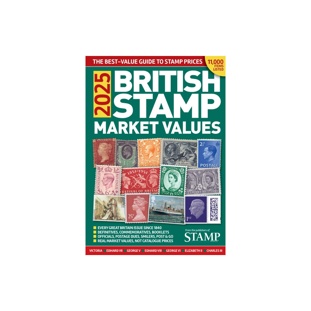 David Hall Publishing 2025 British Stamp Market Values (häftad, eng)