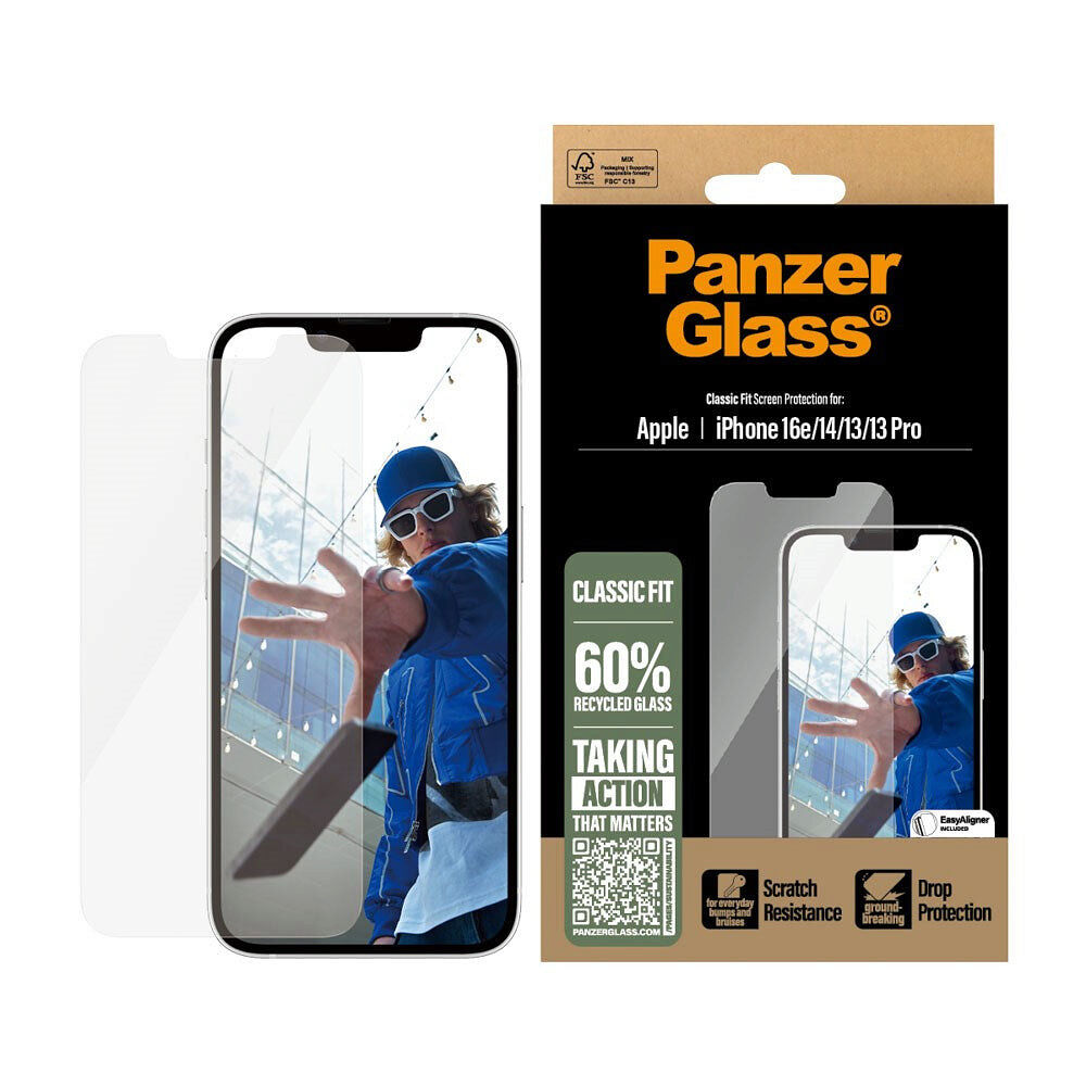 PanzerGlass PanzerGlass - skärmskydd för mobiltelefon - klassisk passform med EasyAligner