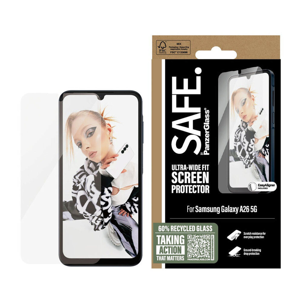 Panzer PanzerGlass - SAFE Screen Protector Galaxy new A26 5G UWF w. Aligner