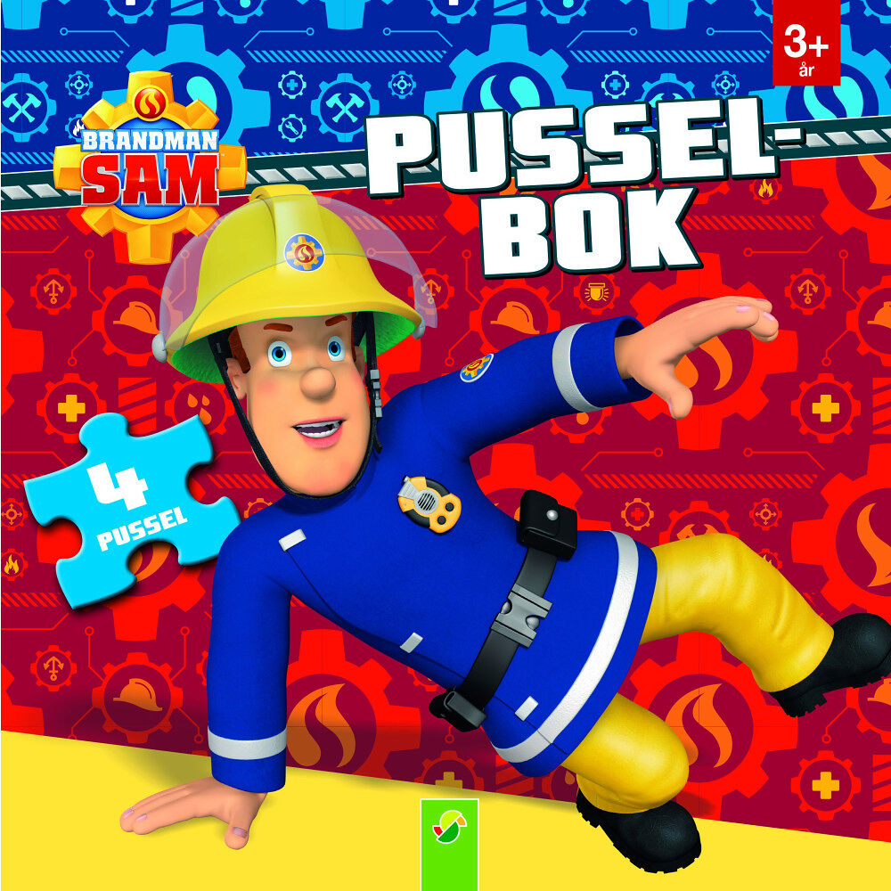 Stevali Brandman Sam - Pusselbok med 4 pussel (bok, board book)