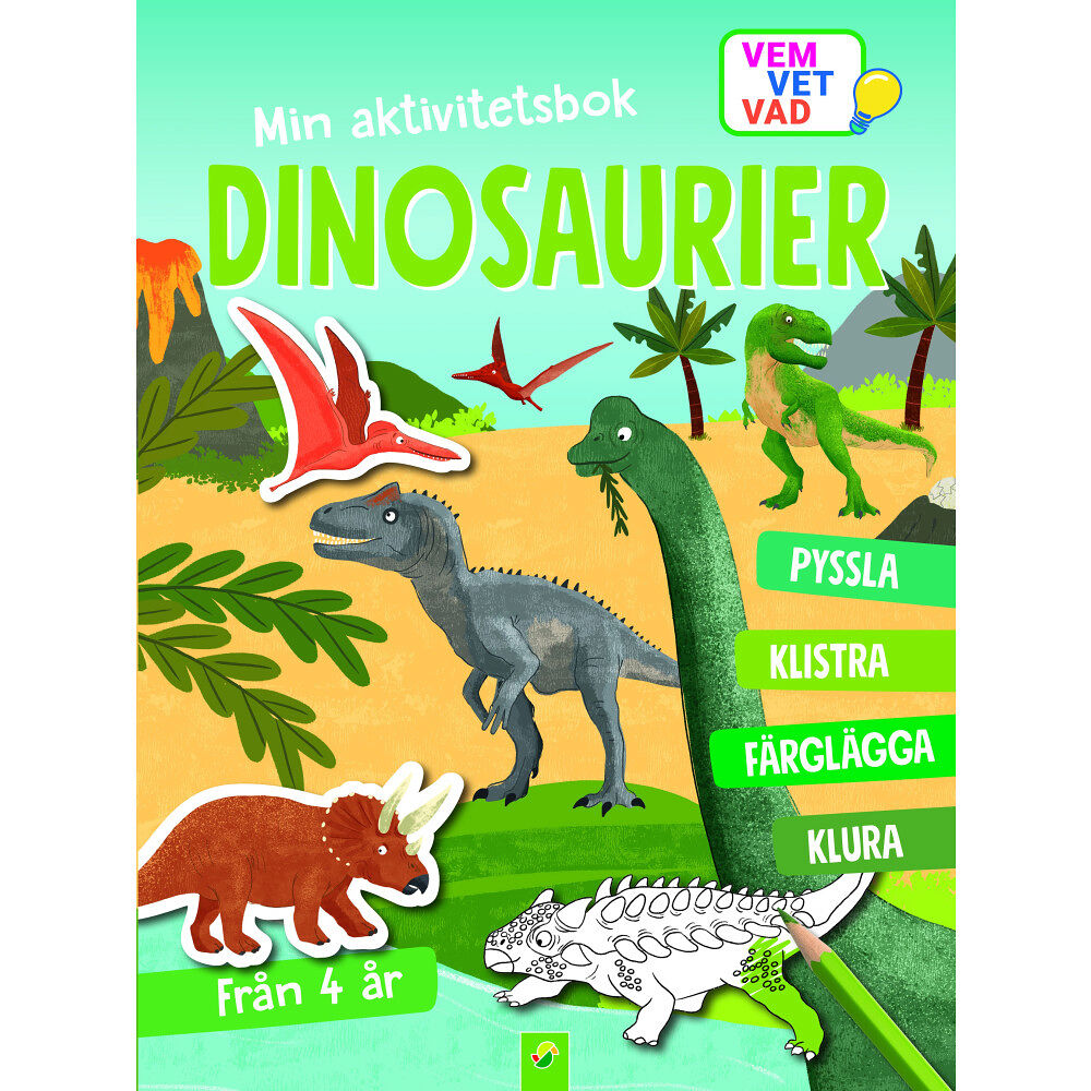 Stevali Min aktivitetsbok djur : med klistermärken (häftad)