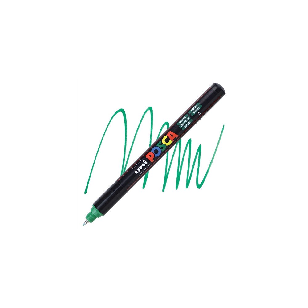 POSCA POSCA penna PC-1 MR, akryl, grön, rund spets