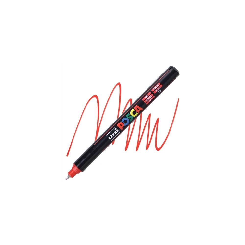 POSCA POSCA penna PC-1 MR, akryl, röd, rund spets
