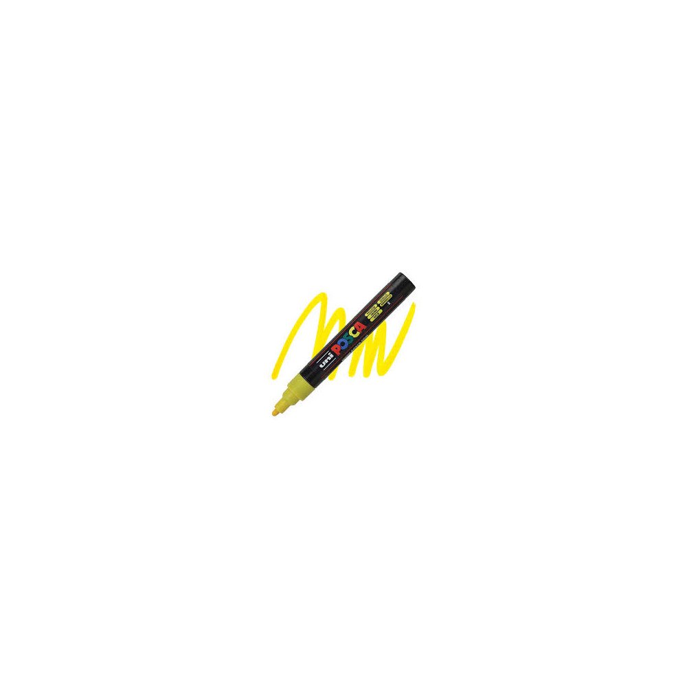 POSCA POSCA penna PC-5M, gul, rund spets