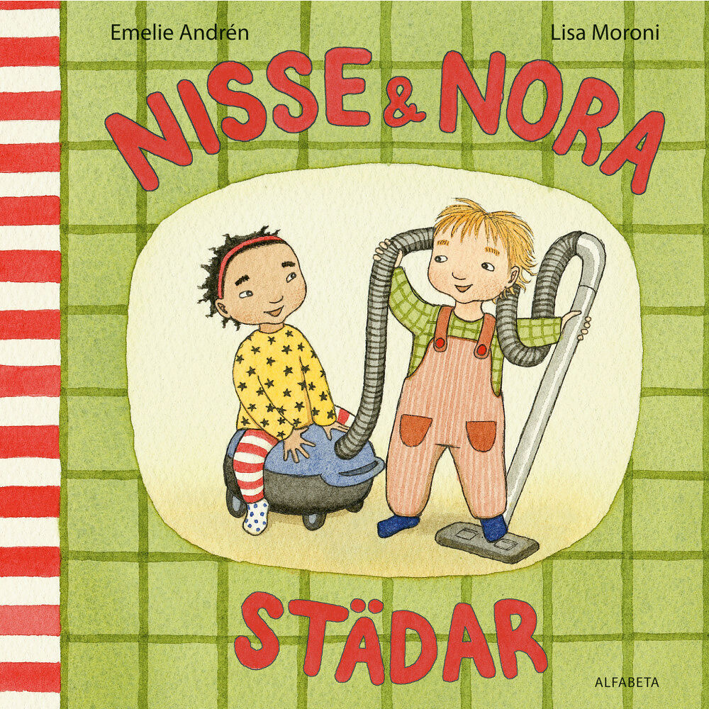 Emelie Andrén Nisse & Nora städar (bok, board book) (Skadad)
