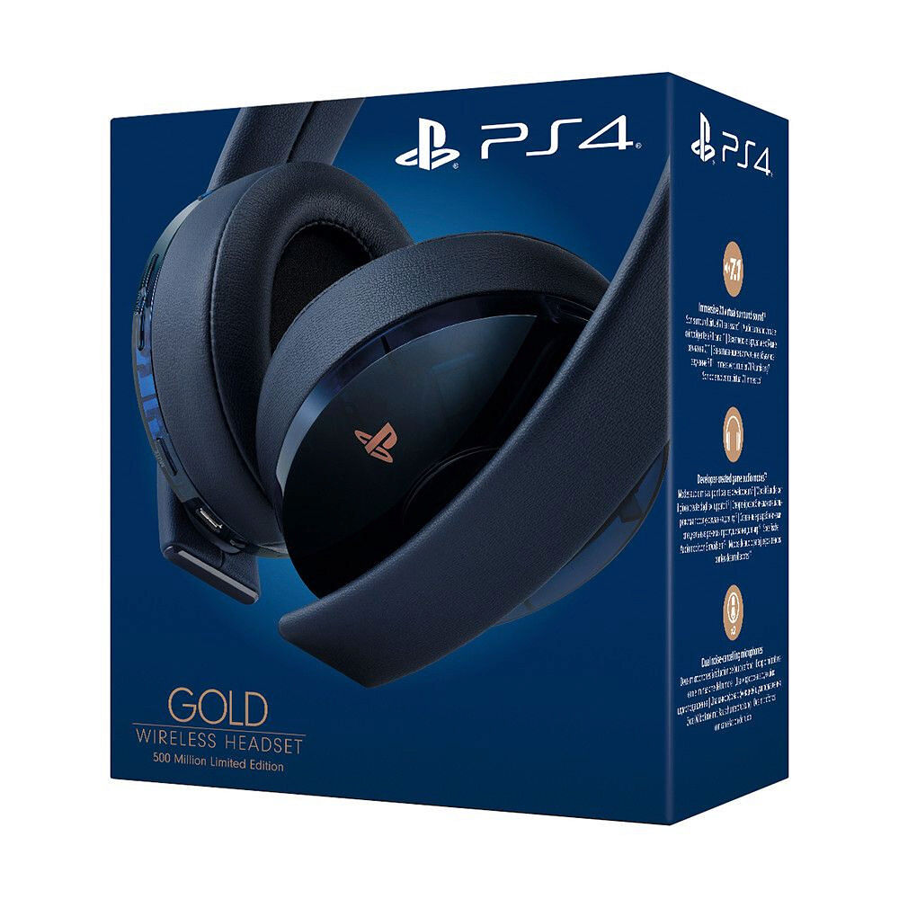 Sony PS4 500 Million Limited Edition Gold Headset