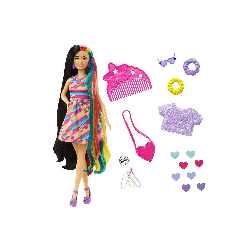 Barbie Barbie - Totally Hair - Heart-Themed Doll (HCM90)