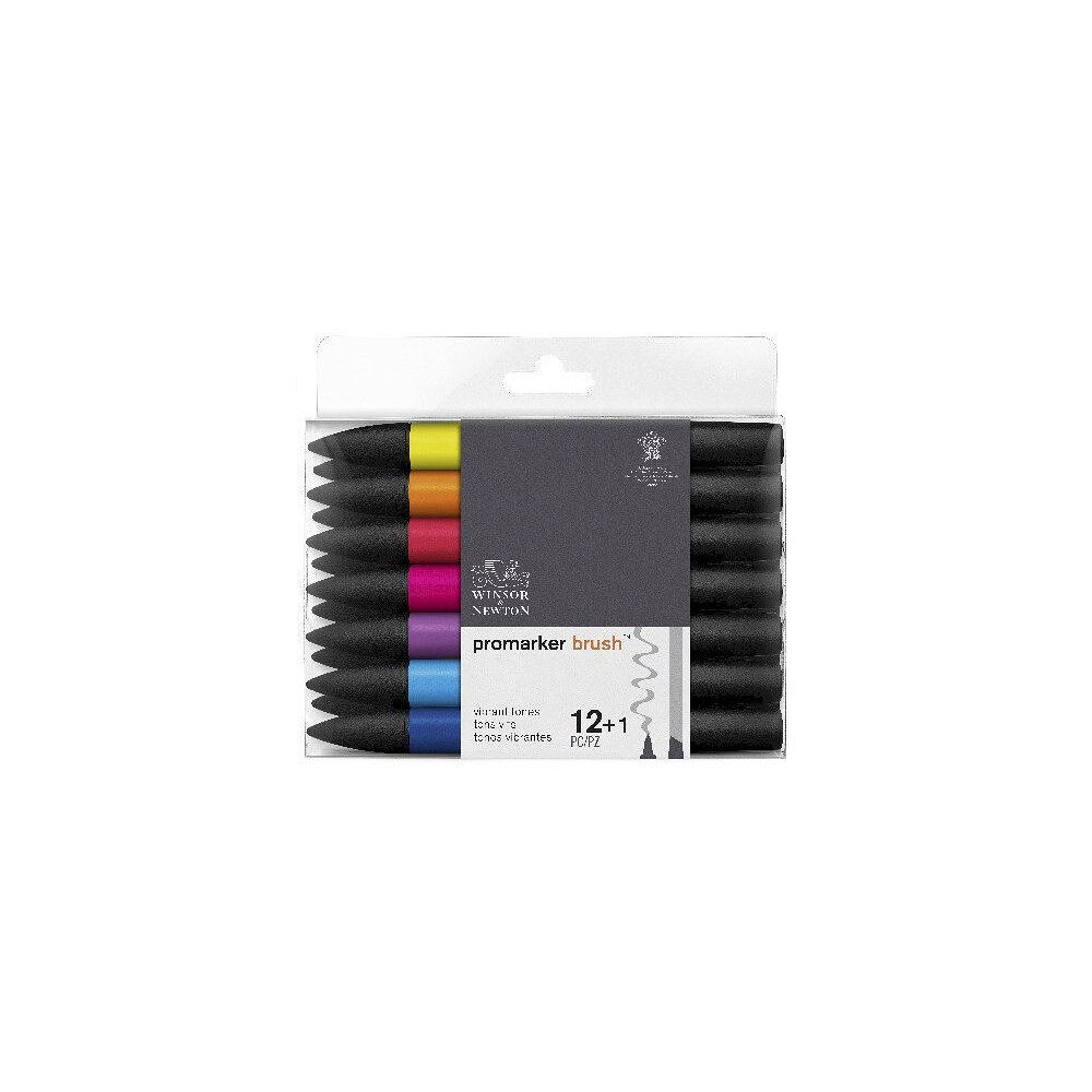 WINSOR & NEWTON Winsor & Newton - Promarker bruch vibrant (12+1 pcs) (837445)