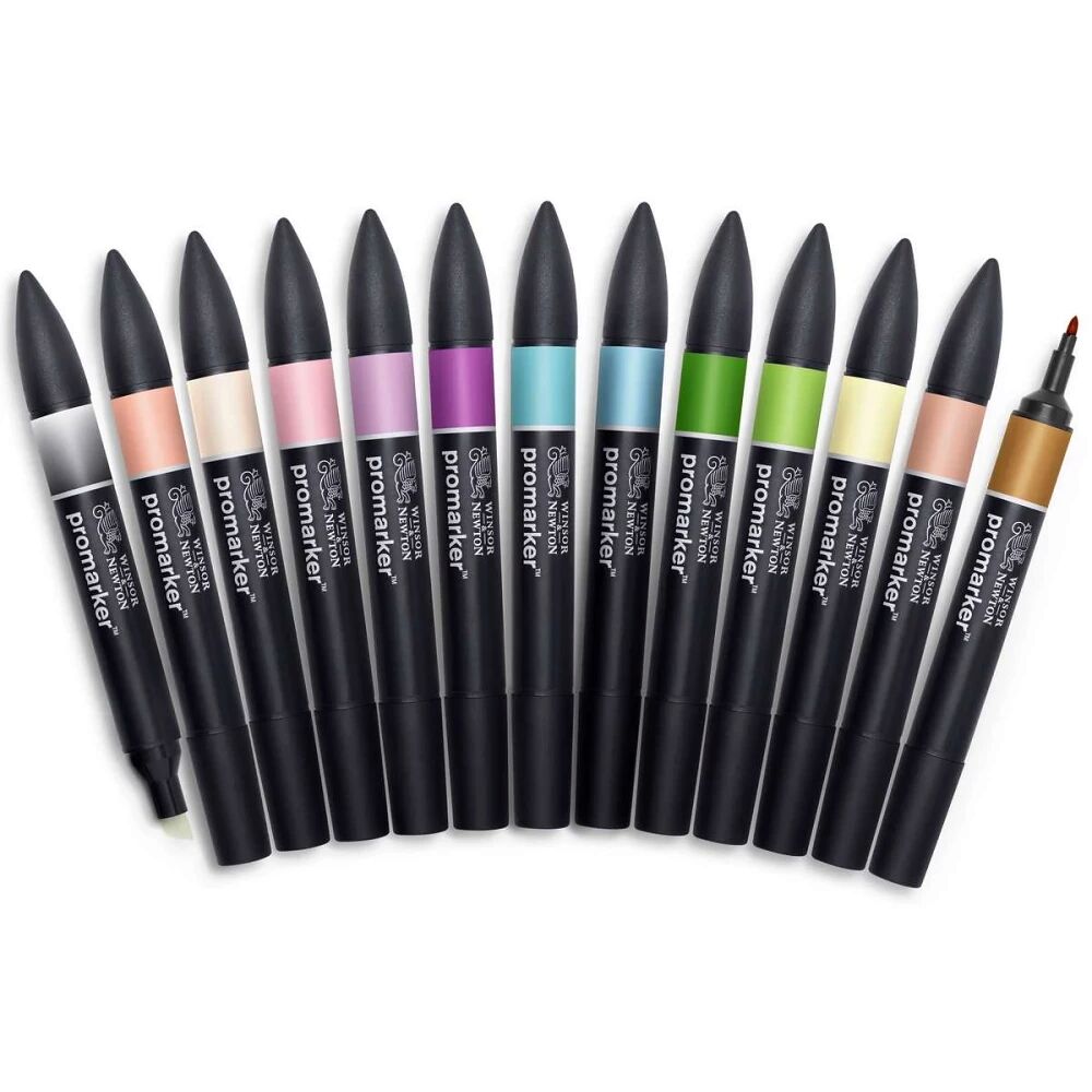 WINSOR & NEWTON Winsor & Newton - Promarkers 12+1 pcs - Manga Fantasy (839964)