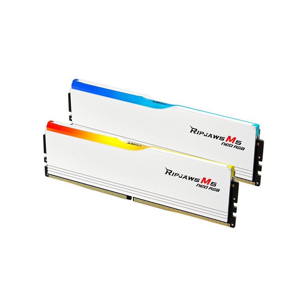 G.Skill G.Skill Ripjaws M5 Neo RGB - DDR5 - sats - 64 GB: 2 x 32 GB - DIMM 288-pin - 1500 MHz / PC5-48000 - ej buffrad