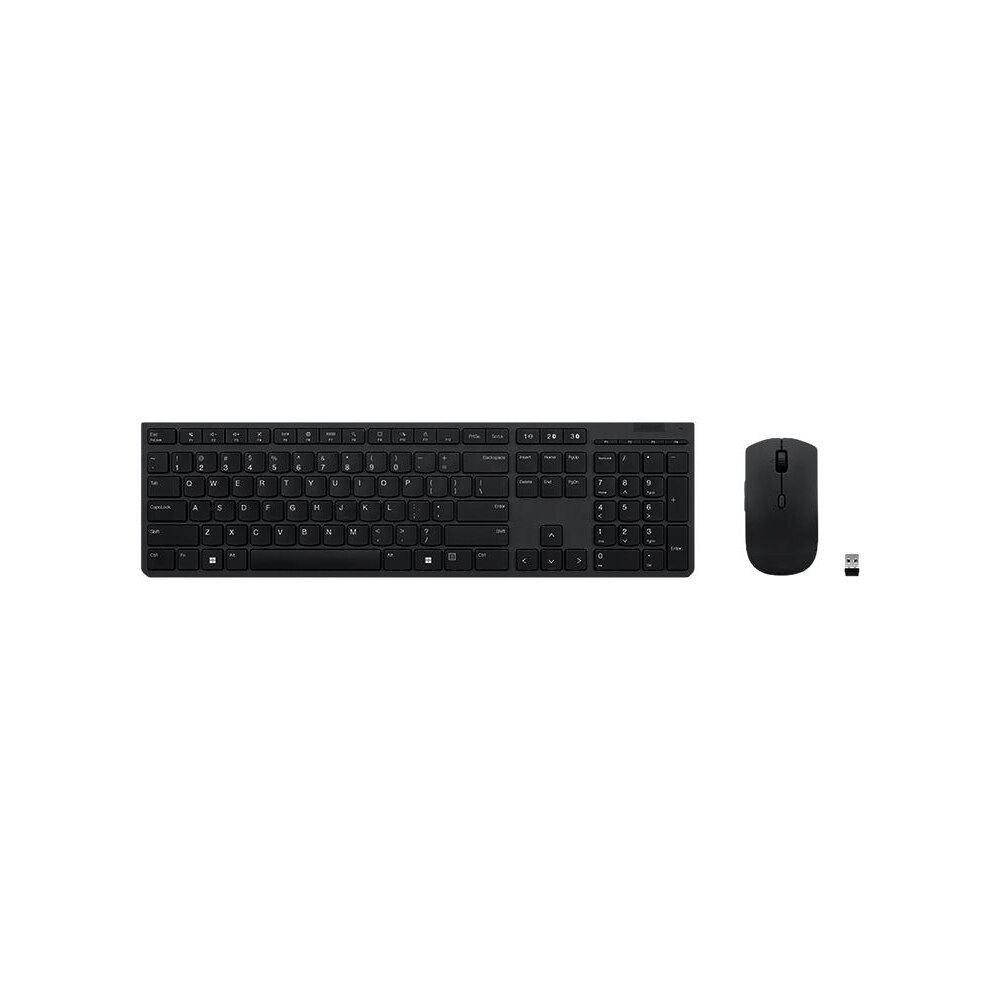Lenovo Lenovo Professional - sats med tangentbord och mus - estnisk - grå Inmatningsenhet