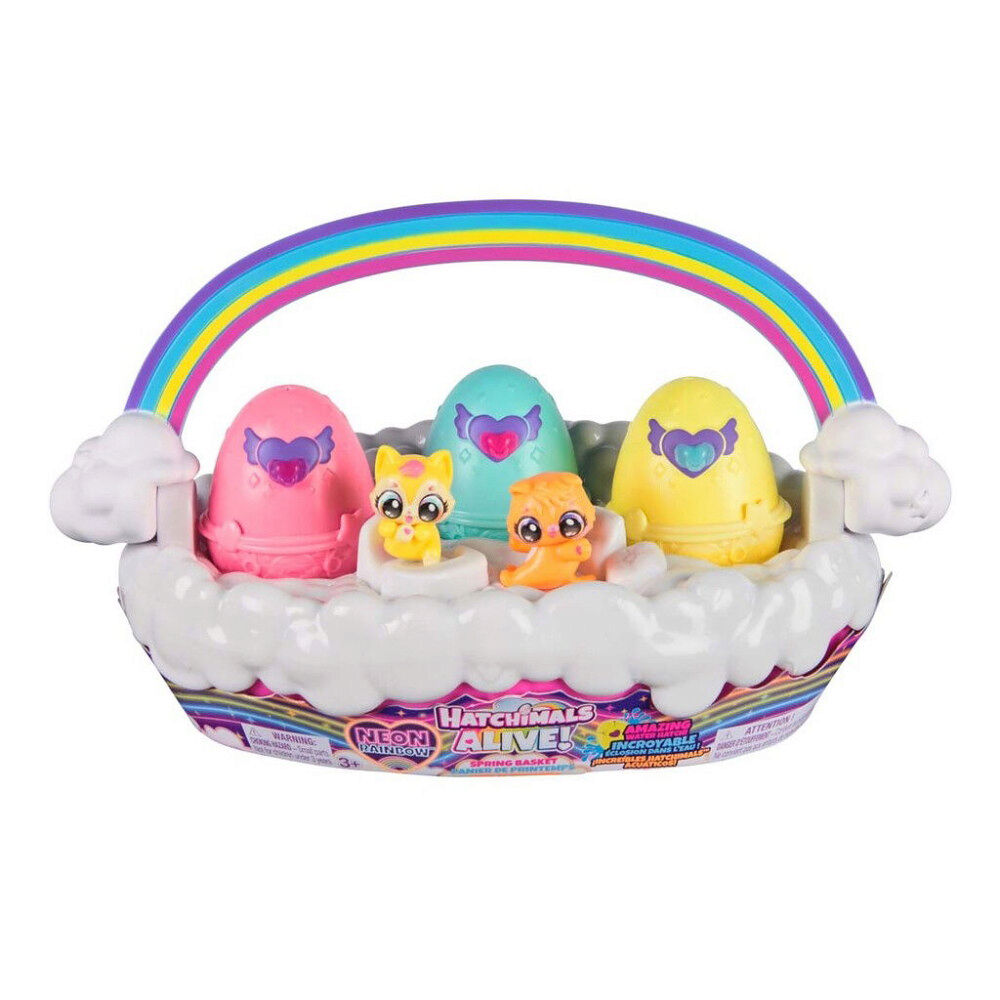 Hatchimals Hatchimals - Alive Neon Rainbow Basket - (6072741)
