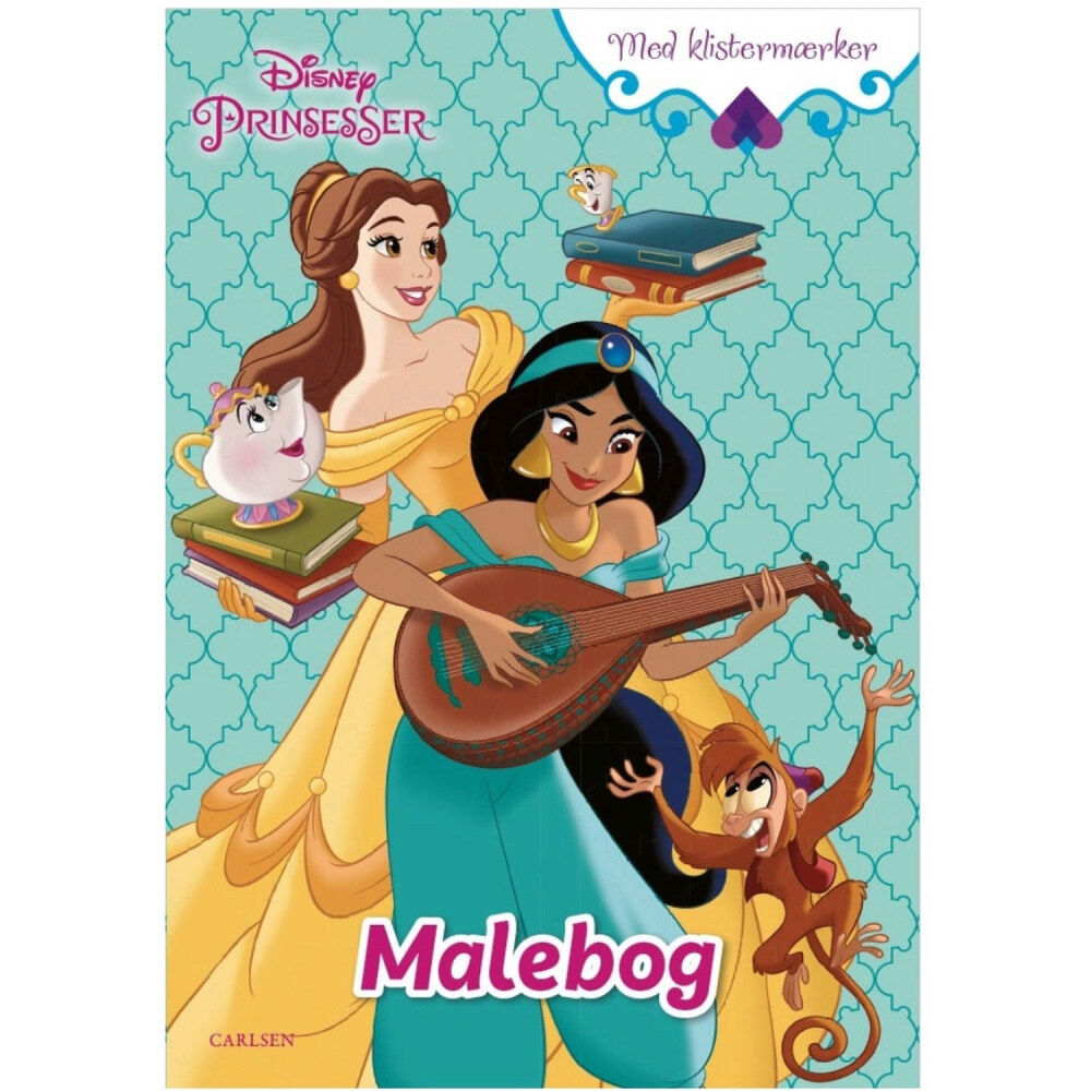 Carlsen Carlsen - Coloring book with stickers - Disney Princess