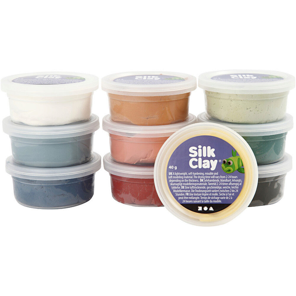 Silk Clay Silk Clay - Dusty Colours 10 x 40 g (79154)