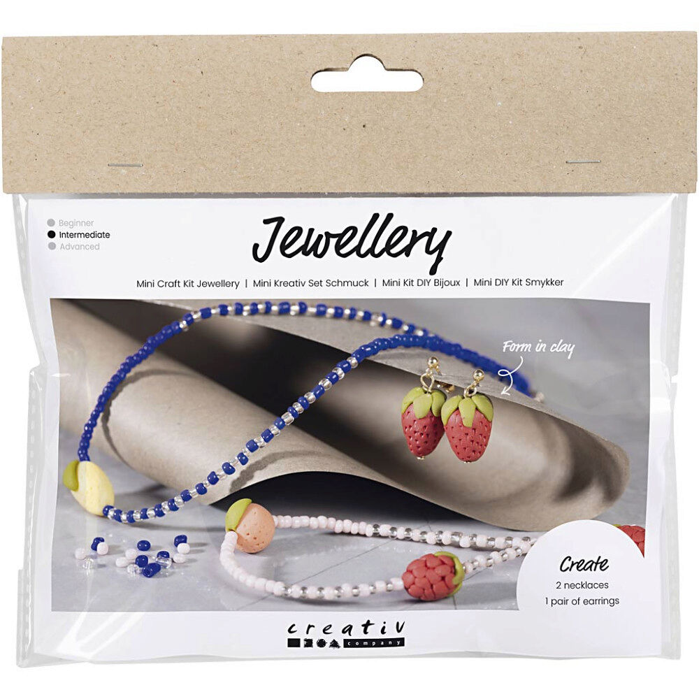 DIY Kit Mini Craft Kit - Jewellery - Necklace & Earrings - Royal Blue (977725)