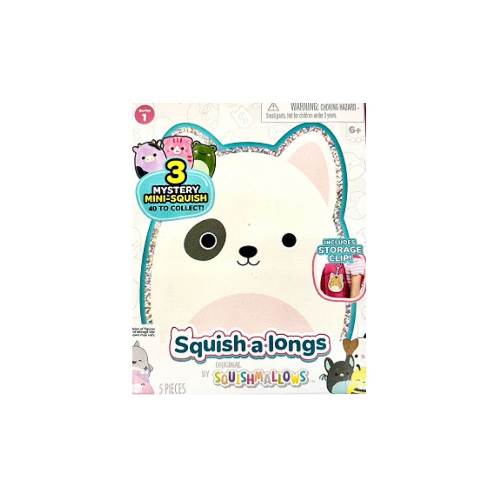 Squishalongs Squishalongs - 2,5 cm Keychain 4 Pack Asst (2420102)
