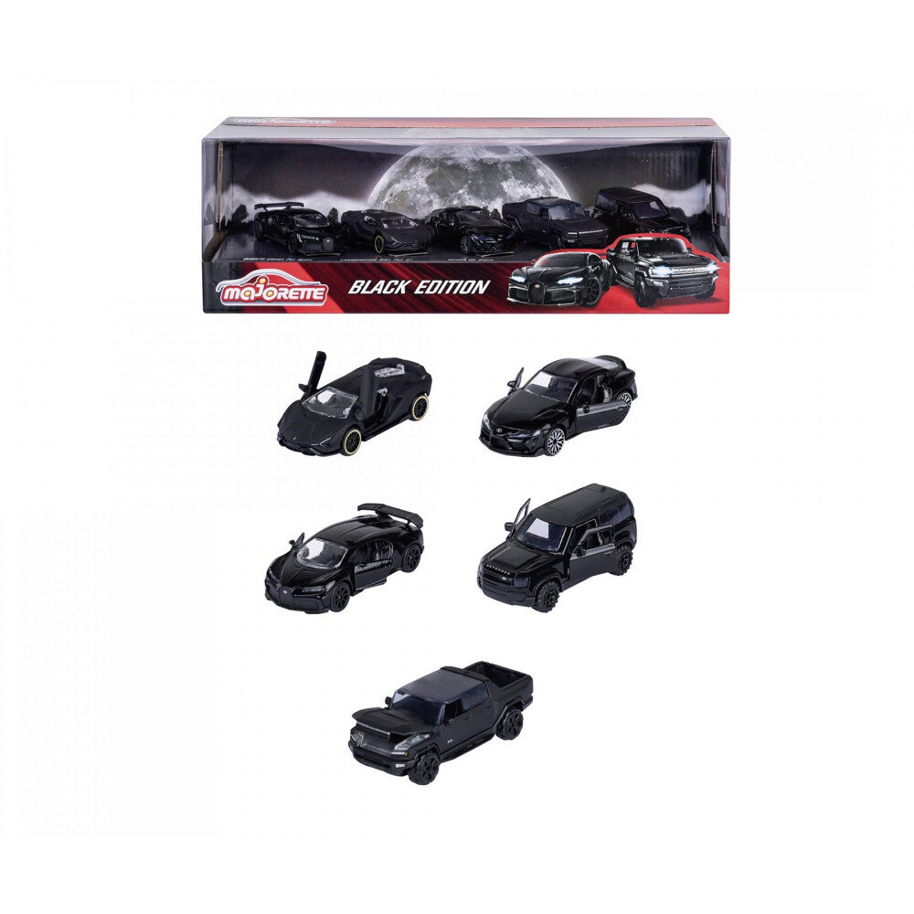 Majorette Majorette - Black Edition 5 Pieces Giftpack (212053191)