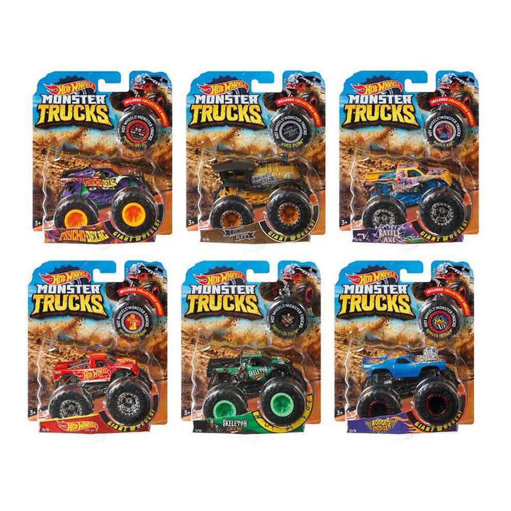 Hot Wheels Hot Wheels - Asst Monster Trucks 1:64 (FYJ44)