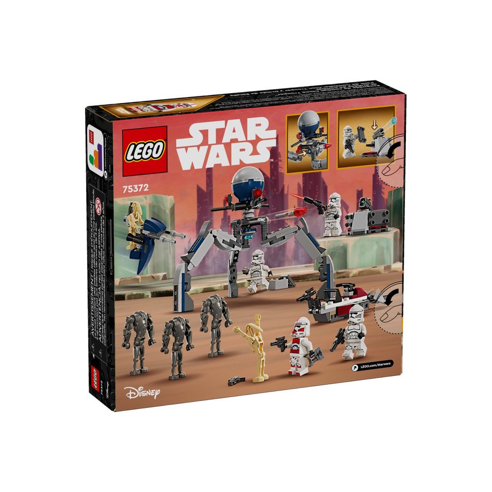 LEGO LEGO Star Wars 75372 - Clone Trooper & Battle Droid Battle Pack - byggsats