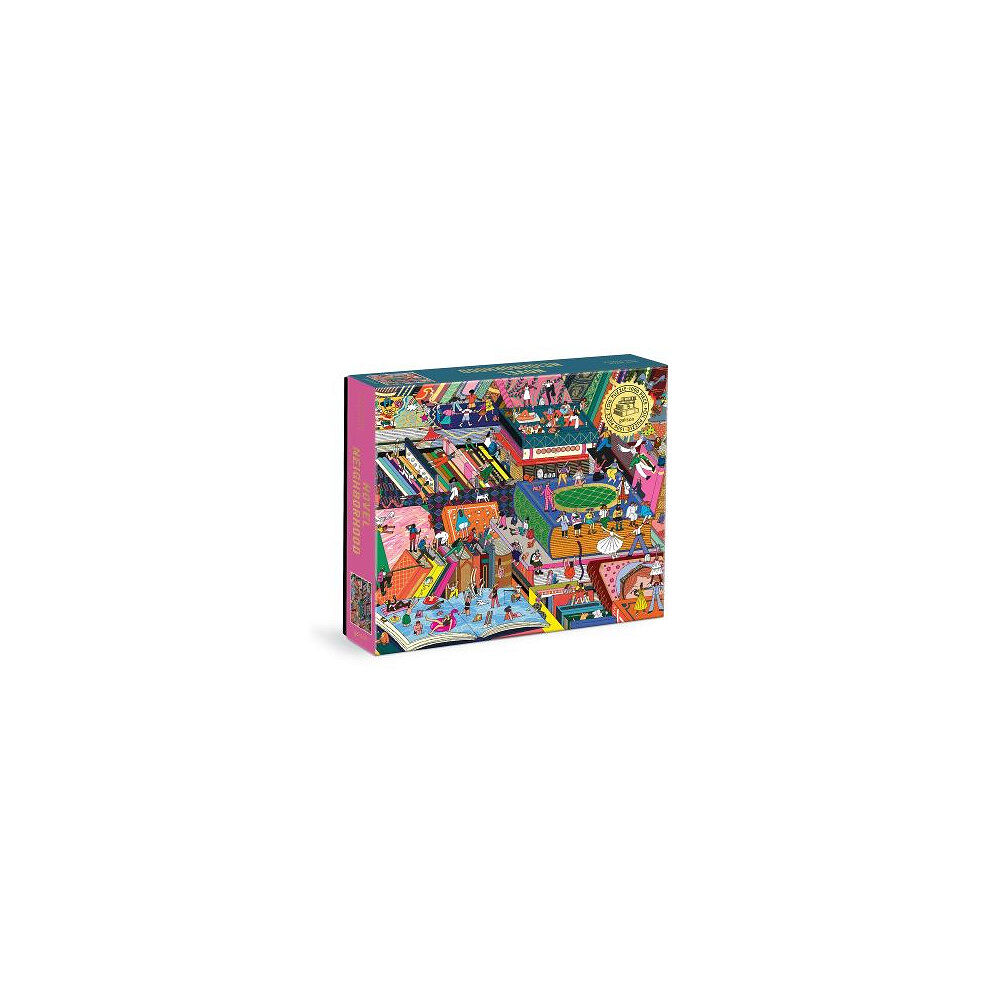 Galison Novel Neighborhood 1000 Piece Foil Puzzle