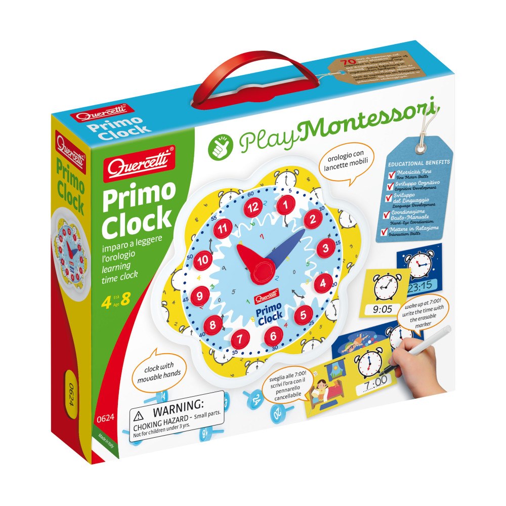 Quercetti Quercetti - Play Montessori Primo Clock - (QU-0624)