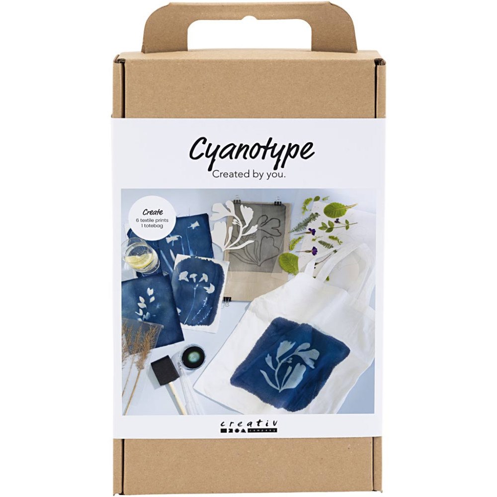 Creative Toys Creativ - Craft Kit Cyanotype, Textile, Blue, 1 Pack - ()