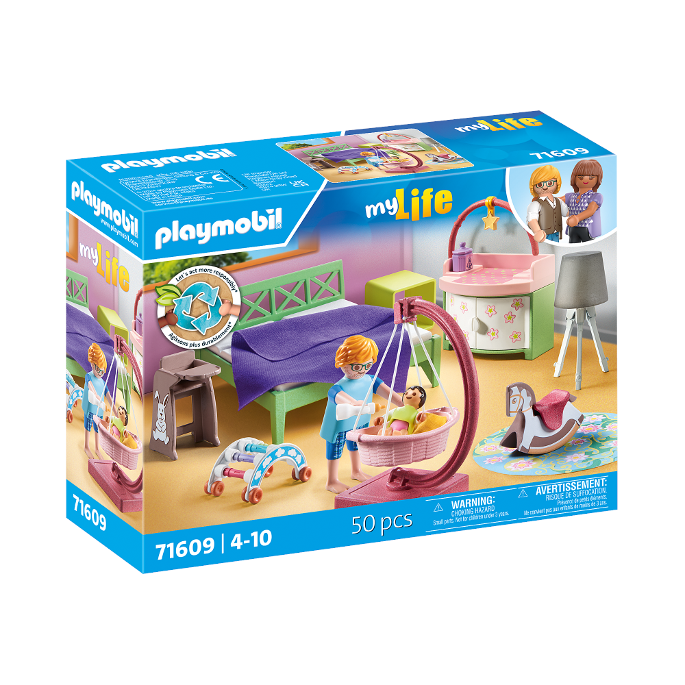Playmobil Playmobil - Sleeping room with baby play corner (71609)