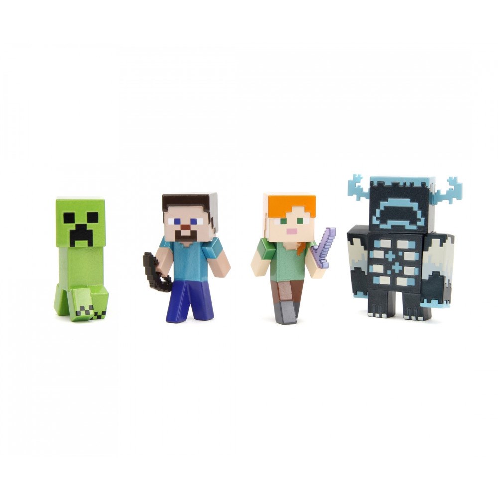 Jada Jada - Minecraft - 4-Pack Figures (7 cm) (253262001)