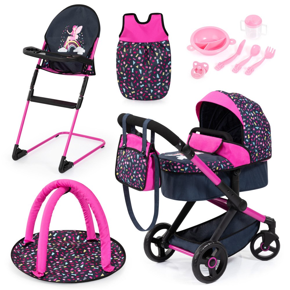 Bayer Bayer - Dolls pram Xeo deluxe set (17080AB)