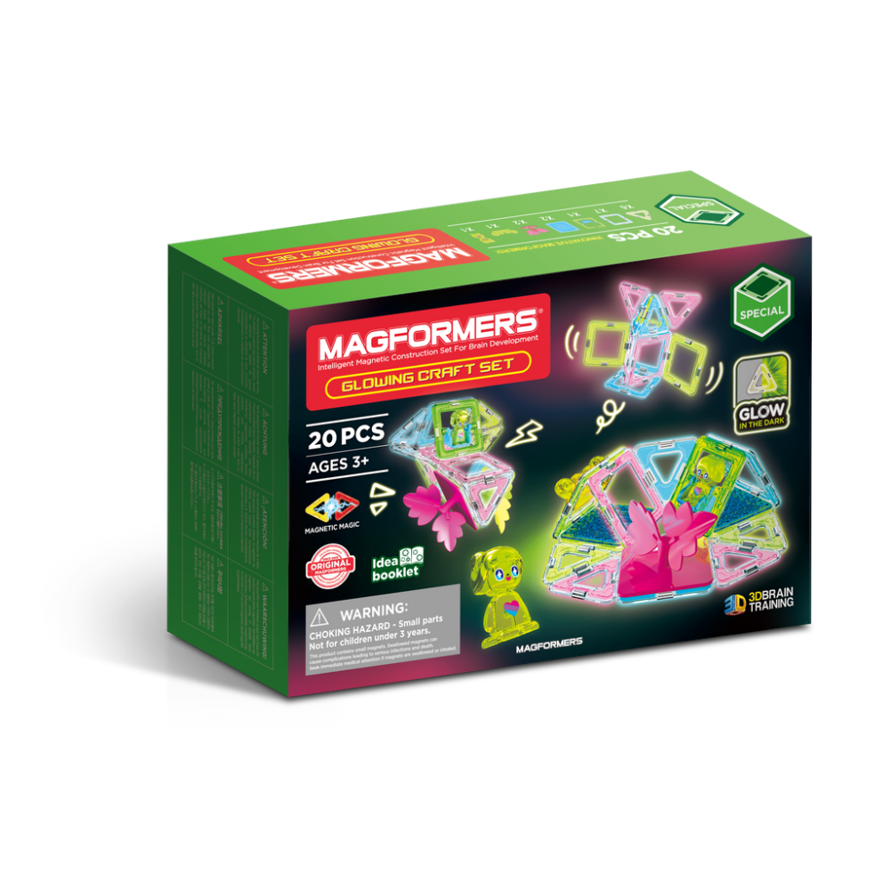 Magformers Magformers - Glowing Craft Set 20 Pcs (20-799022)