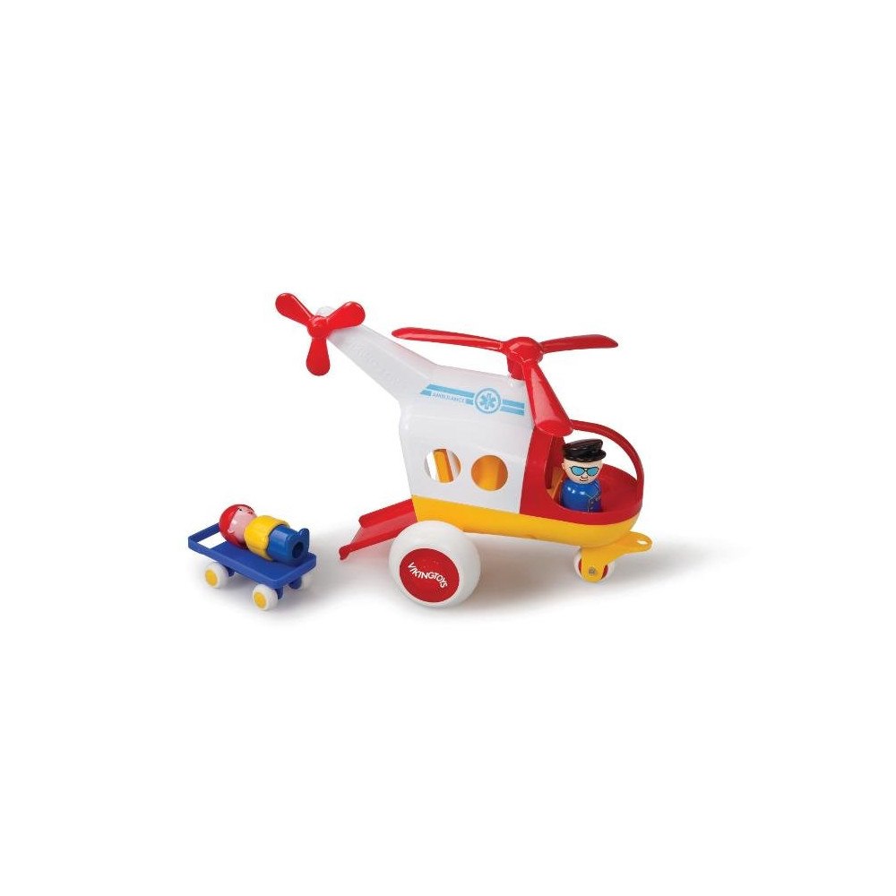 Viking Toys Viking Toys - Jumbo Ambulance Helicopter W/2 Pers (130010)