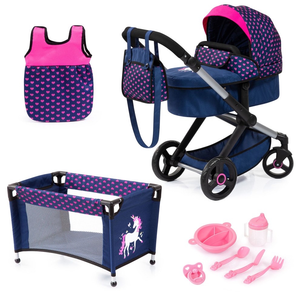 Bayer Bayer - Dolls pram Xeo mega set (17054AB)