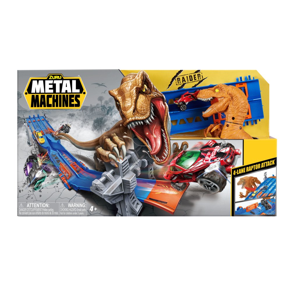 Metal Machines Metal Machines - Playset - 4 Lane Raptor Attack Set (6740)