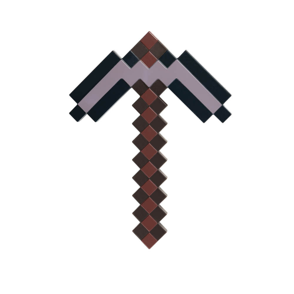 Disguise Disguise - Minecraft Pickaxe - Netherite (155319-15L)